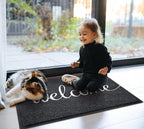 EARTHALL Door Mat 2-Pack Outside Inside Welcome Doormat 30"x17.5" Durable Floor - Image 2