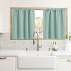 RYB HOME Cafe Blackout Curtains 24 inch Length, RV Curtains by RYBHOME