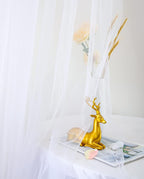 White Tulle Backdrop Curtain for Parties Wedding 10ft x 8ft Sheer Backdrop - Image 7