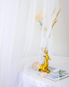 Sheer Backdrop Curtains White Tulle Backdrop Curtain - Image 7