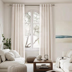 Nanspring Linen 102 Inch Long Curtains - Image 7