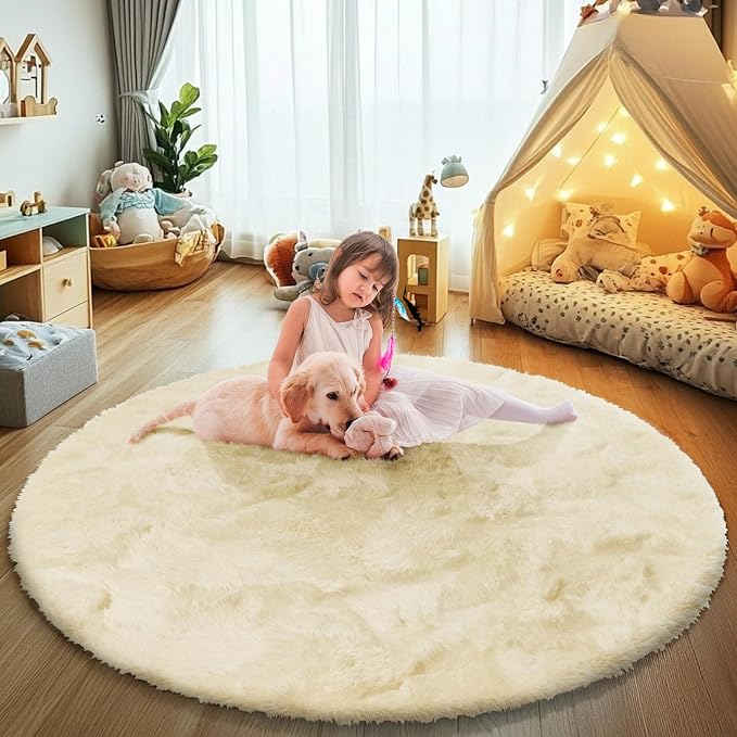 yulidayang Fluffy Round Area Rugs - Image 5