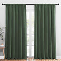 NICETOWN 2 Panels Blackout Curtains, Rod Pocket Thermal Insulated Drapess by NICETOWN