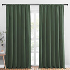NICETOWN 2 Panels Blackout Curtains, Rod Pocket Thermal Insulated Drapess by NICETOWN