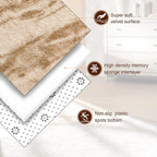 TWINNIS Super Soft Shaggy Rugs Fluffy Carpets, 5x8 Feet, Indoor Modern Plush - Image 2