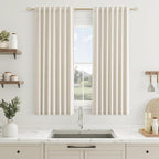 Guken 100% Blackout Curtains 54 Inch Length 2 Panels Set by Guken