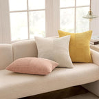 MIULEE Golden Mustard Decorative Throw Pillow Covers 16x16 Inch - Image 5