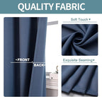 ChrisDowa Blackout Curtains 80 Inches Long 2 Panels Set - Image 3