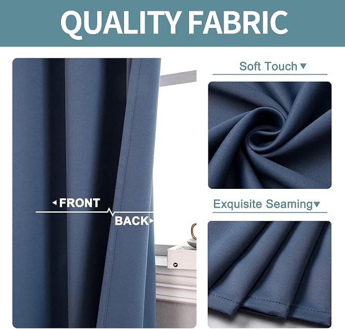 ChrisDowa Grommet Blackout Curtains - Image 3