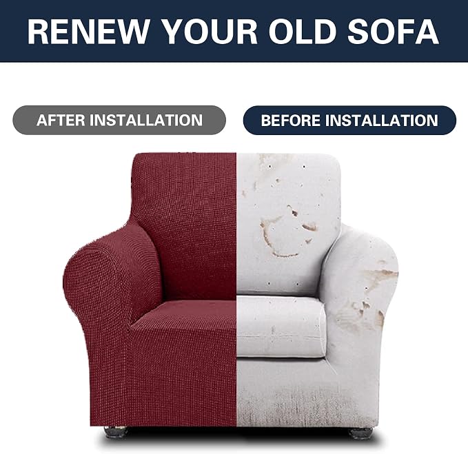 Cupuamon 2026 New Stretch Chair Sofa Slipcovers Couch Cover - Image 5