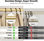 YaFex 2 Pack Heavy Duty Curtain Rods 32-60 Inch, 1 Inch Adjustable Gold Curtain - Image 5