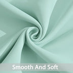Yakamok Wide Thermal Blackout Patio Door Curtain Panel, Aqua Grommet Sliding - Image 4