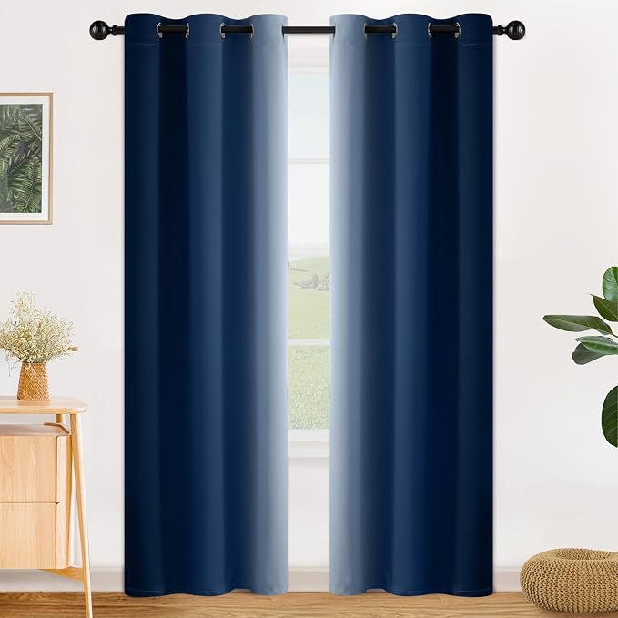 SimpleHome Ombre Room Darkening Curtains - Image 8