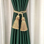 Fenghuangwu Curtain Tiebacks Handmade Decorative Curtain Holdbacks Rope - Image 4