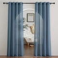 NICETOWN Flax Linen Sheer Curtains by NICETOWN