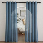 NICETOWN Flax Linen Sheer Curtains by NICETOWN