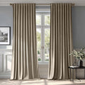 MIULEE Taupe Velvet Curtains 84 inches by MIULEE
