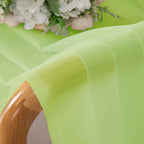 OWENIE Short Lime Sheer Curtains 30 Inch Length 2 Panels Set, Kitchen Curtains - Image 6