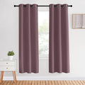NICETOWN Blackout Curtains for Bedroom, Dry Rose, 34 inches by 70 inches Long by NICETOWN