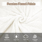 4 Pack Fleece Throw Blankets 50x60 Inches - Image 5