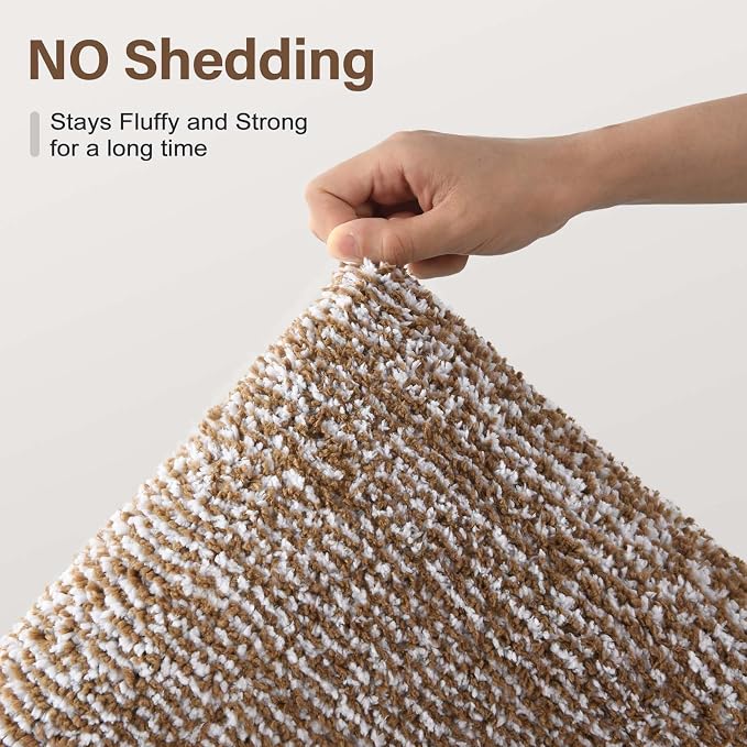 36x24 Large Bathroom Rugs Washable Non Slip, Coffee Bath Mat - Image 7