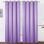 LEMOMO Blackout Curtains 66 x 84 inch/Lavender Curtains Set of 2 Panels/Thermal by Lemomo
