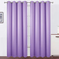 LEMOMO Lilac Blackout Curtains 52 x 84 inch/Lavender Curtains Set of 2 by Lemomo