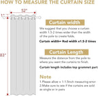 H.VERSAILTEX Natural Linen Grommet Curtains 84 Inch Length - Image 2