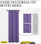 NICETOWN Bedroom Curtain Panels Blackout Draperies, Thermal Insulated Solid - Image 5