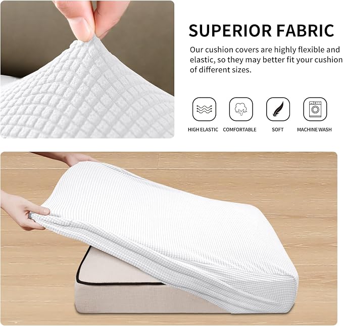 Easy-Going Stretch Individual Chair Couch Cushion Cover Sofa Cushion Furniture - Image 5