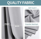 ChrisDowa Blackout Curtains 102 Inches Long 2 Panels Set - Image 4