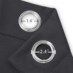 LEMOMO Dark Grey Thermal Blackout Curtains/42 x 95 Inch/Set of 2 Panels Room - Image 5