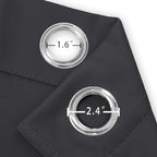 LEMOMO Dark Grey Thermal Blackout Curtains/52 x 45 Inch/Set of 2 Panels Room - Image 5