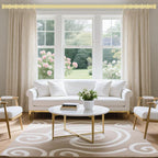 VOIIY Gold Curtain Rods for Windows 28 to 48 Inch, Size:30-60 Inch - Image 8