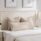 Fancy Homi 2 Packs Tan Decorative Throw Pillow Covers 20x20 Inch - Image 5