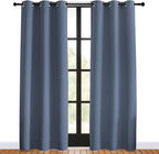 NICETOWN Blackout Curtains for Bedroom, Stone Blue, 42-inch Wide x 80-inch Long - Image 2