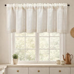 Boho Kitchen Valance for Windows, 52 x 18 Inch, 1 Panel - Image 2