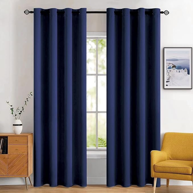 MIULEE Blackout Curtains for Bedroom Living Room Thermal Insulated Room by MIULEE