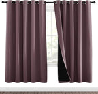 NICETOWN 100% Blackout Window Curtain Panels, Full Light Blocking Drapes - Image 2