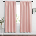 RYB HOME Blackout Curtains for Bedroom Living Room 63 inches Long, Thermal by RYBHOME