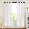 NICETOWN White Sheer Curtains 72 inches Long by NICETOWN