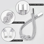 NICEEC 4 Pack Mini Magnetic Curtain Tiebacks Nordic Simple Style Drape Tie - Image 3