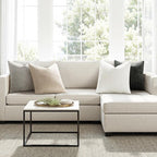 MIULEE Pack of 4 Couch Throw Pillow Covers 20x20 Inch Gray Soft Decorative - Image 4