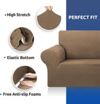 KEKUOU Stretch Loveseat Sofa Cover Slipcover, Couch Covers - Image 6