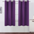LEMOMO Purple Blackout Curtains 34 x 63 Inch Length/Set of 2 Curtain by Lemomo