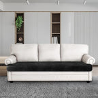 Leather Look Couch Cushion Covers Sofa Seat Slipcovers Sets Couches Furniture - Image 3