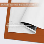 Yakamok Room Darkening 100% Blackout Curtains Grommet Window Treatments - Image 4