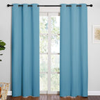 NICETOWN Window Treatment Thermal Insulated Solid Grommet Blackout - Image 2