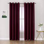 ChrisDowa Blackout Curtains 90 Inches Long 2 Panels Set by ChrisDowa