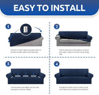 KEKUOU Stretch Single Sofa Slipcover 1 Piece Couch Sofa Cover Furniture - Image 4